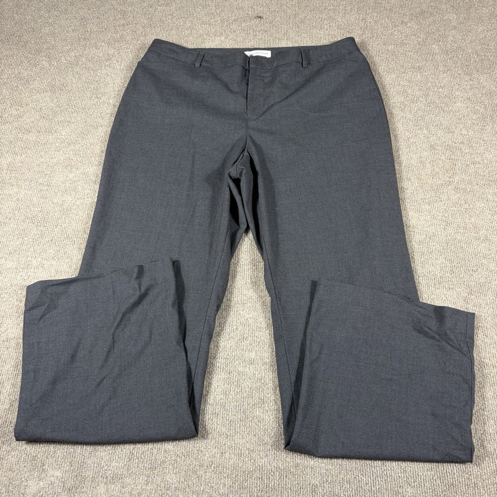 Coldwater Creek Womens Gray Dress Pants Size 12 Straight‎ Career Office
